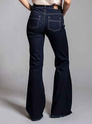 Imagen 2 del producto Jeans Tiro Medio Flare Azul R