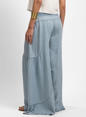 Imagen 2 del producto Pantalón Ancho Flo Celeste