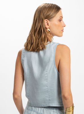 Imagen 2 del producto Vest Pipa Celeste