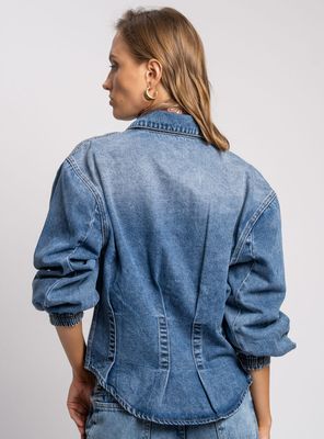 Imagen 2 del producto Chaqueta Martina Agoblada Celeste