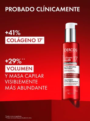 Imagen 2 del producto Pre-Shampoo Dercos Collagen 17 Filler Tratamiento Ultra Reparador 150 ml