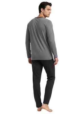 Imagen 2 del producto Pijama Básico Color Block Algodón Manga Larga