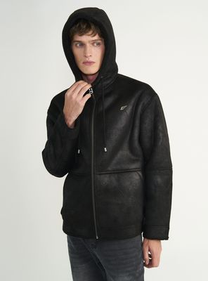 Imagen 2 del producto Chaqueta Pu Chiporro con Capucha