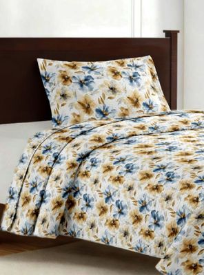 Quilts Breda 1.5 Plazas Celeste