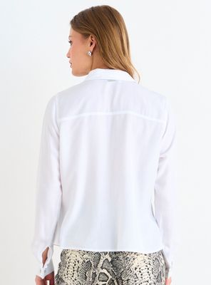 Imagen 2 del producto Blusa Camisera Manga Larga de Botones