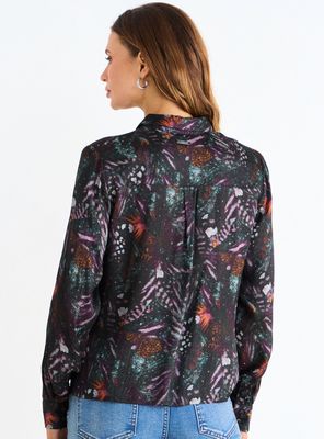 Imagen 2 del producto Blusa Fantasía Print Floral Abstracto