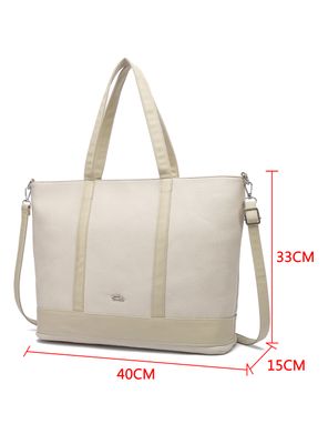 Imagen 2 del producto Bolso Laptop Lugano Marfil