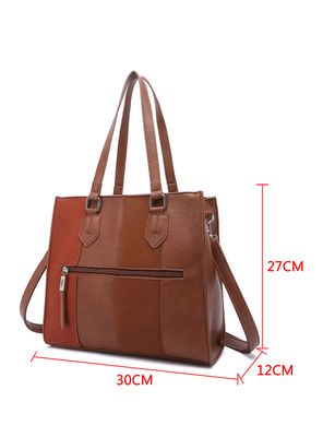 Imagen 2 del producto Cartera de Hombro Corte Recto Colmar Tostado