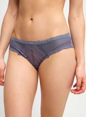 Calzón Bikini Cintura Baja Encaje