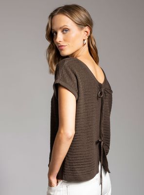 Imagen 2 del producto Polera Tejida Café