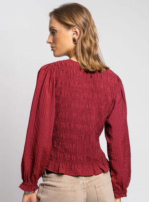 Imagen 2 del producto Blusa Valentina Burdeo