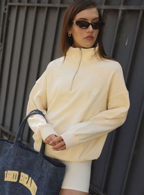 Polerón Yellow Mock Neck