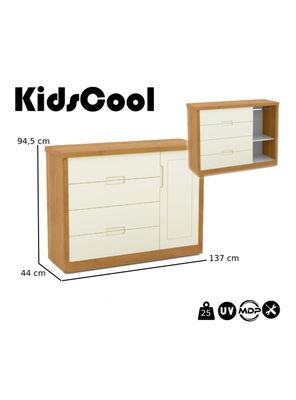 Imagen 2 del producto Cómoda Tutto Puerta Beige Caramelo