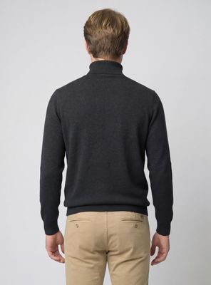 Imagen 2 del producto Sweater Liso Cuello Beatle Algodón-Cashmere