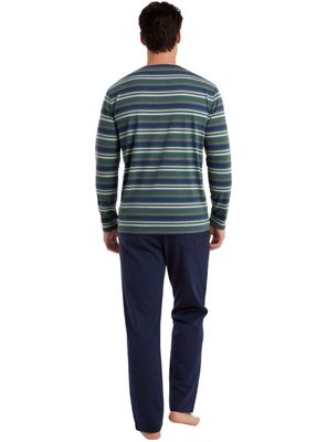 Imagen 2 del producto Pijama Largo Cuello Botones Rayas