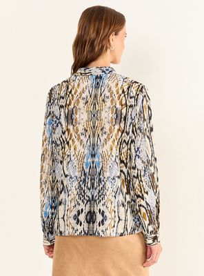 Imagen 2 del producto Blusa Camisera Estampada Print Color