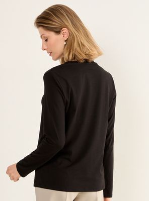 Imagen 2 del producto Polera Básica con Detalle en Hombros