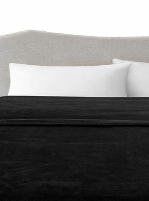 Imagen 2 del producto Frazada Flannel Negra King