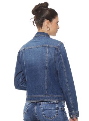 Imagen 2 del producto Chaqueta Denim Abotonada en Delantero