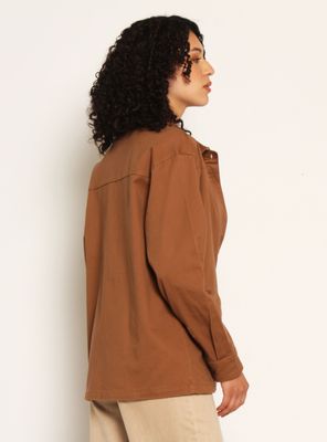 Imagen 2 del producto Chaqueta Manga Larga Gabardina con Bolsillos y Cuello