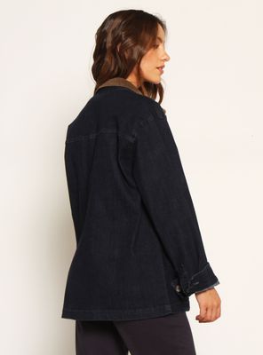 Imagen 2 del producto Chaqueta Manga Larga Denim con Bolsillos y Cuello