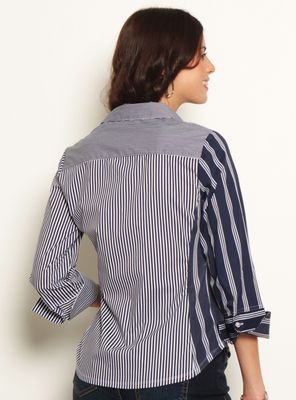 Imagen 2 del producto Blusa Manga 3/4 con Bolsillo Abotonada