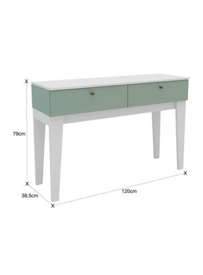 Imagen 2 del producto Arrimo Veneza 120x38.5x79 cm Blanco y Verde