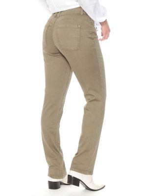 Imagen 2 del producto Pantalón Recto Tiro Alto Pretina Media 2 Botones Push Up