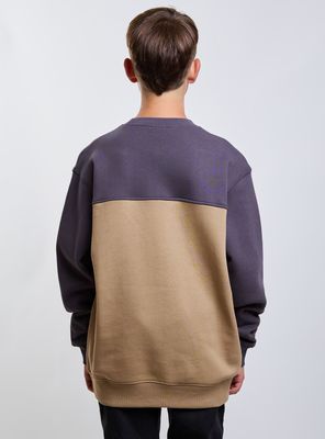 Imagen 2 del producto Polerón Color Block Khaki