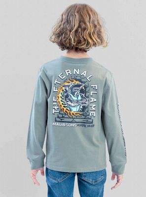 Imagen 2 del producto Polera Estampado Flame Shark