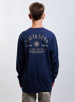 Imagen 2 del producto Polera Estampado Espalda Navy