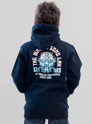 Imagen 2 del producto Polerón Canguro Estampado Flame Moto