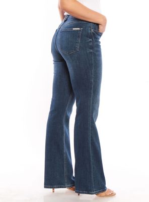 Imagen 2 del producto Jeans Recto Tiro Alto Pretina de 1 Botón