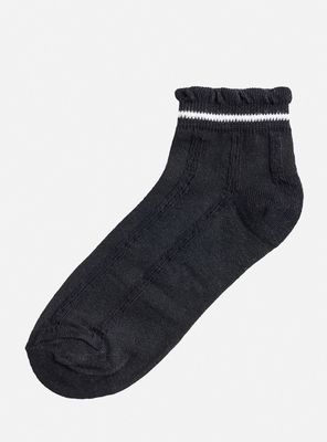 Imagen 2 del producto Pack 5 Calcetín Corto Franja Color Algodón