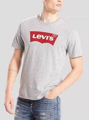 Polera Manga corta Gris Print Brand