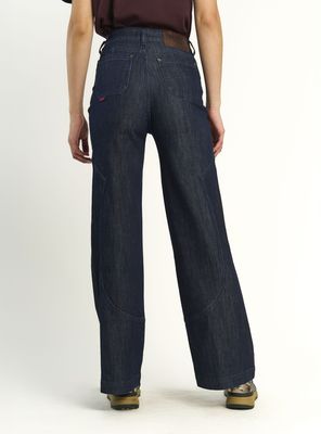 Imagen 2 del producto Jeans Wide Raw Detalle Lateral Chaparreras