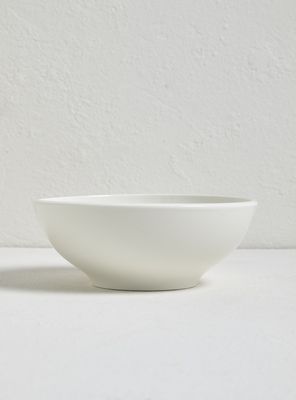 Fuente Blanca 22 cm Porcelana