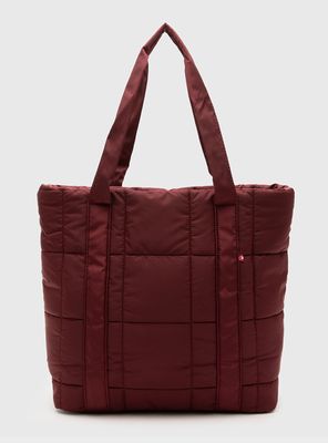 Imagen 2 del producto Cartera de Hombro Tote Puffer Red