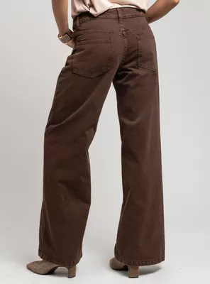 Imagen 2 del producto Jeans Tiro Bajo Josefa Café