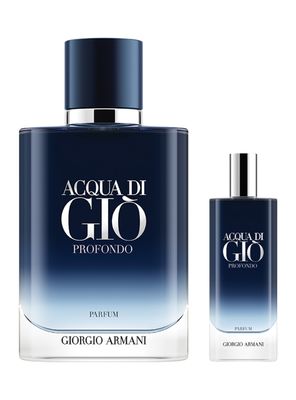 Imagen 1 del producto Set Perfume Acqua di Giò Profondo EDP Hombre 100 ml + 15 ml Giorgio Armani