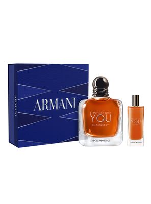 Imagen 2 del producto Set Perfume Stronger With You Intensely EDP Hombre 100ml + 15ml Giorgio Armani