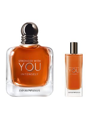 Imagen 1 del producto Set Perfume Stronger With You Intensely EDP Hombre 100ml + 15ml Giorgio Armani