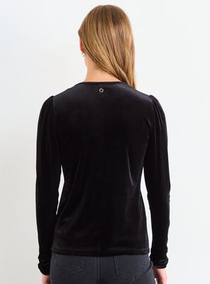 Imagen 2 del producto Polera Lisa de Cuello Redondo Regular Manga Larga