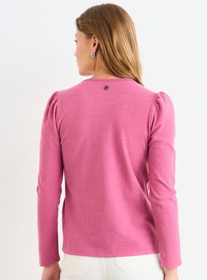 Imagen 2 del producto Polera Lisa Cuello Redondo Regular