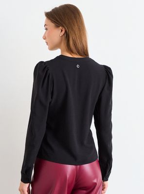 Imagen 2 del producto Blusa Manga Princesa con Abotonadura