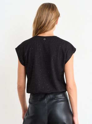 Imagen 2 del producto Polera Pretina con Elástico Tela Texturada