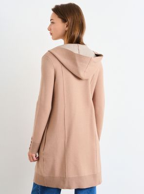 Imagen 2 del producto Tapado Básico Manga Larga con Capucha