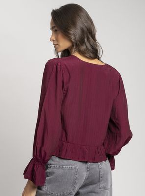 Imagen 2 del producto Blusa Básica Mael Burdeo