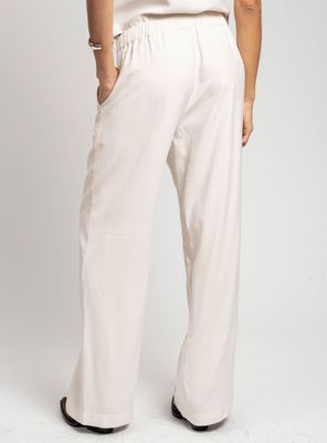 Imagen 2 del producto Pantalón Tiro Medio Recto Nova Crudo