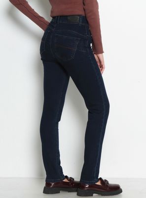 Imagen 2 del producto Jeans Pitillo Tiro Alto Pretina Media 2 Botones Push Up